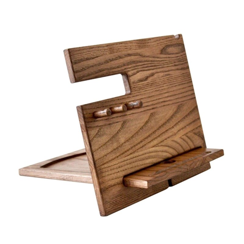 2022 New Wooden Phone Stand Book Stand Sunglasses Stand Desktop Organizer Holder for Home